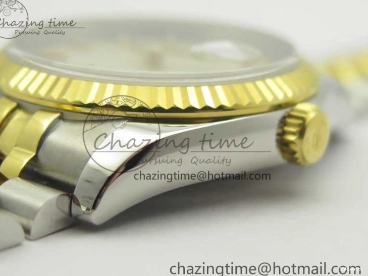 YG Stick Silver Bracelet on SS 126233 Markers ARF Jubilee Dial SS DateJust Best Edition 36 YG 1:1 SH3135 0505